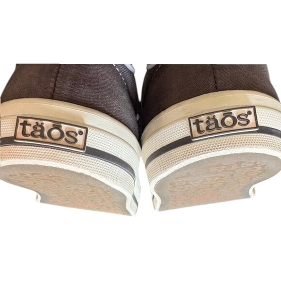 Taos Z Soul Zippered Lace Up Sneakers -Brown/Gray - 8 - Picture 8 of 13